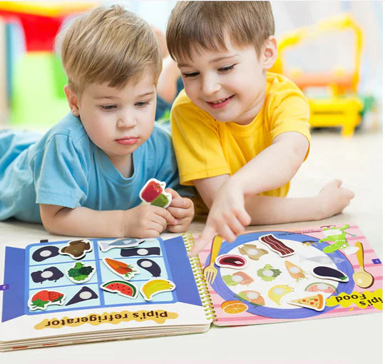Libro Ocupado Montessori para el Desarrollo Cognitivo – VidaBonita